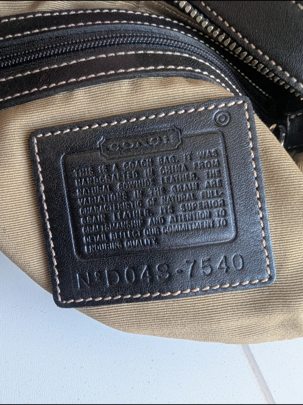vintage Y2K-era Coach Soho Buckle Small Shoulder Bag